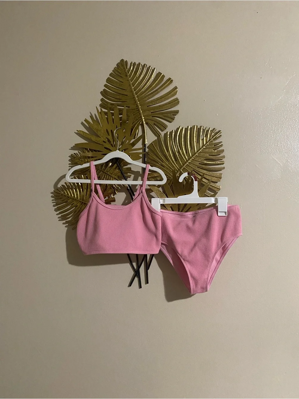 Kids Pink Two-Piece Swim Set